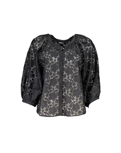 Черная рубашка из полиэстера, черный Desigual