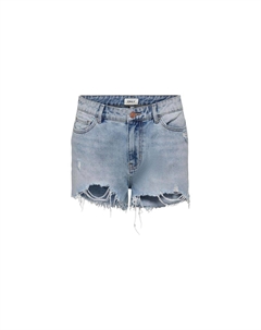 Светло-голубые хлопковые шорты, светло-голубой Only