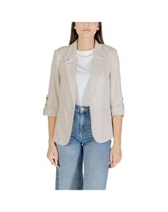 Бежевый льняной блейзер Only