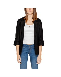 Черный льняной блейзер Only