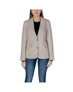 Бежевый блейзер из переработанного полиэстера Only