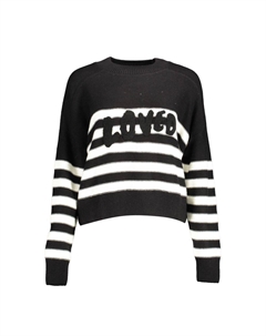 Черный хлопковый свитер Desigual