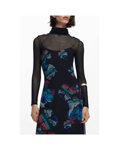 Черное женское платье из полиэстера, черный Desigual