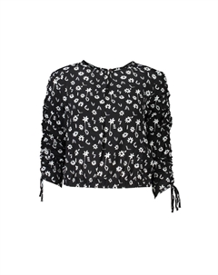 Черная вискозная рубашка, черный Desigual