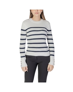 Белый хлопковый свитер Morgan lane