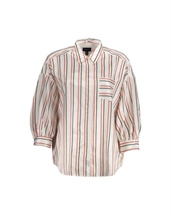 Белая вискозная рубашка, белый Gant