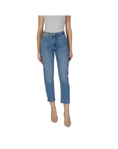 Светло-голубые хлопковые джинсы Mom, светло-голубой Ichi