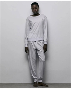 Пижама с принтом, светло-голубой Сфера