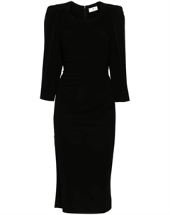 Платье миди с молнией сбоку, черный Elisabetta franchi