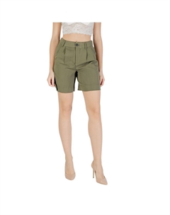 Зеленые вискозные бермуды, зеленый Only