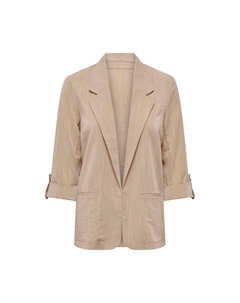 Бежевый вискозный блейзер Only