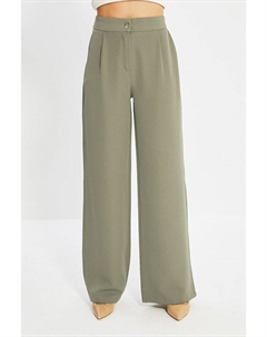 Тканевые брюки, оливковый Trendyol