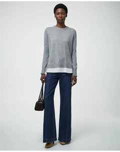 Джемпер из трикотажа с низкой плотностью, серый Сфера