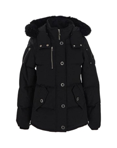 Оригинальная 3Q Неошер худи с капюшоном, черный Moose knuckles