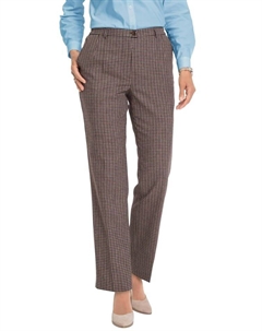 Тканевые брюки Anna, коричневый Goldner