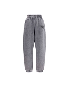 Классические спортивные брюки Essential Terry Puff, серый Alexander wang