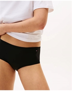 Высокие трусики из микрофибры, черный Tommy hilfiger