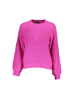 Розовый тканевый свитер Desigual