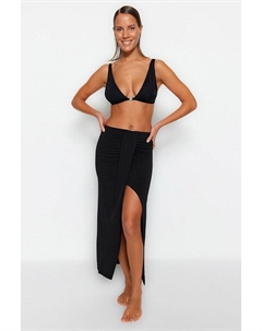 Длинная юбка, черный Trendyol