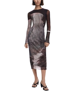 Платья, коричневый Desigual