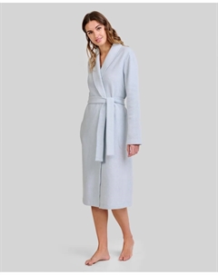 Женский жаккардовый трикотажный халат, серый Lohe