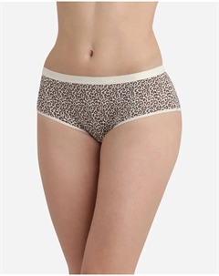 Набор из 4 эластичных хлопковых трусиков с принтом, мультиколор Dim