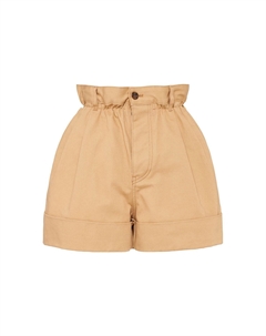 Повседневные шорты женские цвета хаки Miu miu