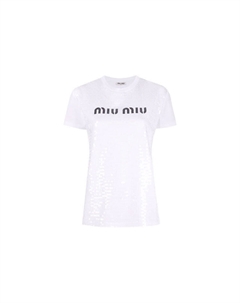 Футболка женская, белый Miu miu