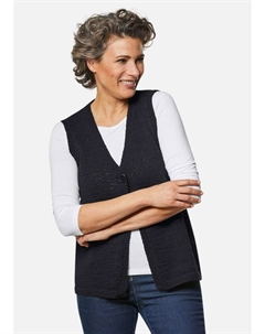 Жилет Bändchengarnstrickweste, черный Goldner
