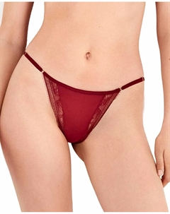 Бразильские трусики на бретельках, красный Gisela