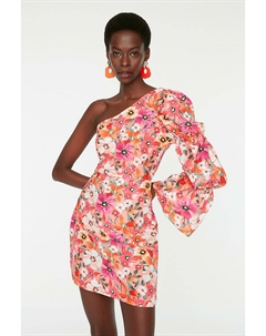 Короткое платье, оранжевый Trendyol