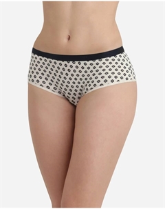 Набор из 4 эластичных хлопковых трусиков с принтом, мультиколор Dim