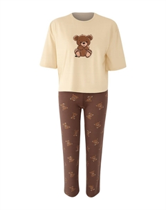 Пижама, Beige/Nude Trendyol