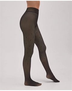 Прозрачные термоколготки 160 ден , черный Ysabel mora