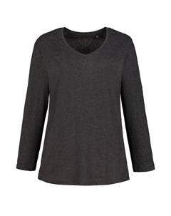 Футболка, цвет anthrazit melange Ulla popken