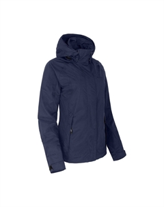 Куртка-дождевик с сетчатой подкладкой, водонепроницаемость 12000 мм водяного столба, синяя Bergson