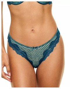 Женские рубиновые бразильские трусики, синий Adore me