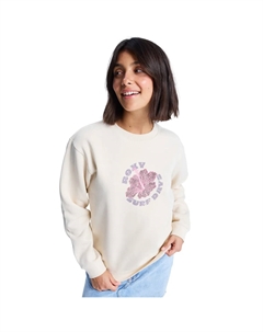 Женская толстовка Surf Stoked Brushed, бежевый Roxy