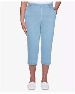 Женские повседневные джинсовые капри Missy Classics, синий Alfred dunner