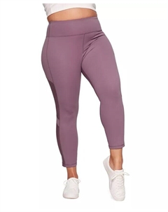 Леггинсы Cali Active 7/8 размера плюс с полосатой сеткой, фиолетовый Adore me