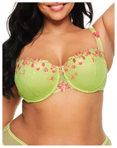 Контурный бюстгальтер-балконет Daphne больших размеров, зеленый Adore me