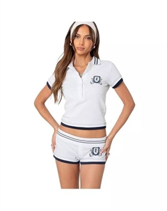 Женская футболка-поло Academy, мультиколор Edikted