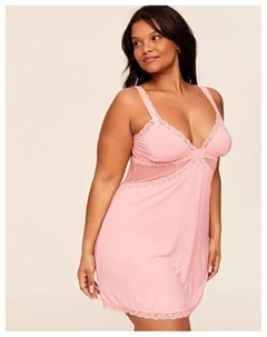 Платье-комбинация размера «Примула» больших размеров, розовый Adore me