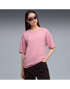Женская футболка оверсайз Wardrobe Essentials, розовый Puma