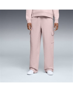 Женские прямые брюки-карго Elevated Essentials, розовый Puma