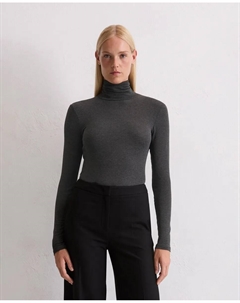 Женская футболка с длинным рукавом из материала TANCEL Modal стандартного кроя, темно-серый Marc o'polo