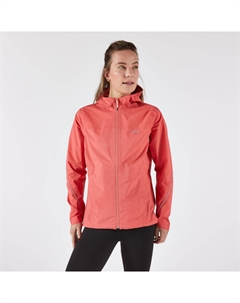 Женская водонепроницаемая и дышащая куртка для трейлраннинга - Run 500 розовая Kiprun