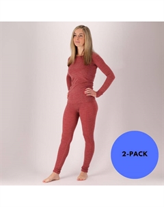 — женская термофутболка — разноцветная красная — 2 предмета — термобельё Xtreme