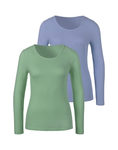 Рубашка, цвет hellblau, grün Lascana