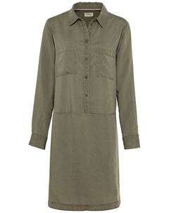 Короткое платье Hemd, хаки Camel active